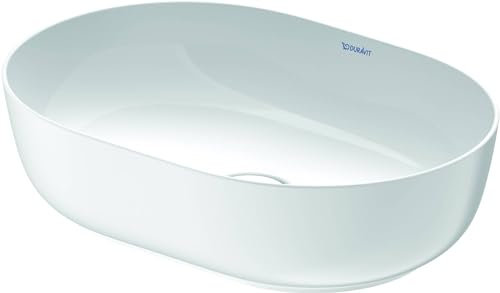 Duravit Luv Aufsatzbecken Innenfarbe Weiß Hochglanz, Aussenfarbe Weiß Seidenmatt 500mm