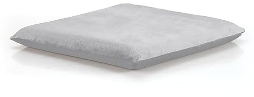 Augld Square Chair Seat Cushion Memory Foam Chair Cushion for Kitchen, Dining,Office or Car 18x18 in Grey