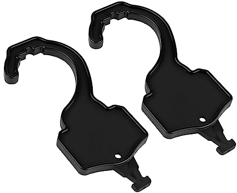 Tarnnetz Tactique Ceinture Cintre Crochet Nylon Affichage Boucle Taille Insert Cintre pour Airsoft Chasse Militaire Ceinture Crochets Accessoires (2 Pièces), Noir