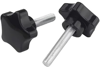 SYDARSYN Flügelschraube Kunststoff Plastik Sternenkopf Rändelschrauben Sterngriff M10x20mm (5 Stück)