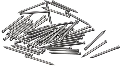 QUARKZMAN Nägel zum Abschließen 80 Stück 28mm 1-1/8 Zoll Handbetrieb Hardware Kohlenstoffstahl Nagel Verlorener Kopf Nägel