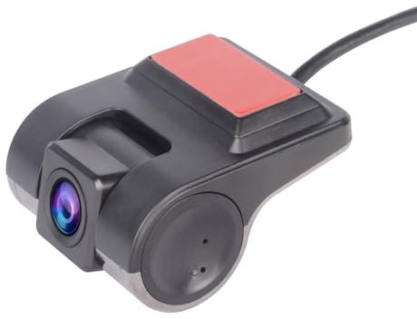 Fronte di dash cam con 1080p per auto, registrazione della fotocamera del cruscotto con angolo largo 140 ° Registrazione di angolo compatibile con la carrello