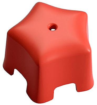 Warmhm 1stück Junge Mädchen Tritthocker Anti-rutsch Badewannenhocker Stapelbarer Fußhocker Für Wohnbereich Praktische Meeresstern-Form Leichtes Und Robustes Material