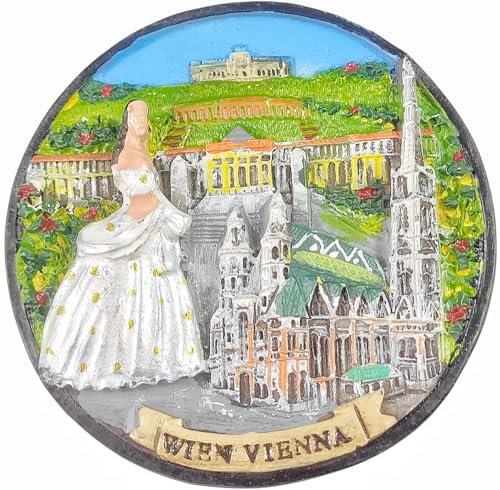 Kühlschrankmagnet Wien Österreich Reise Souvenir Kühlschrank Dekoration 3D Magnet Aufkleber Basteln