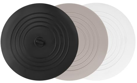 3 Piezas Tapon BañEra, Tapa Desague Ducha, Tapon Fregadero Cocina, Silicona Universales Tapon Fregadero, Tapon Ducha Olores, TapóN Desague Lavabo, para BañEra Fregadero Cocina 3 Colores