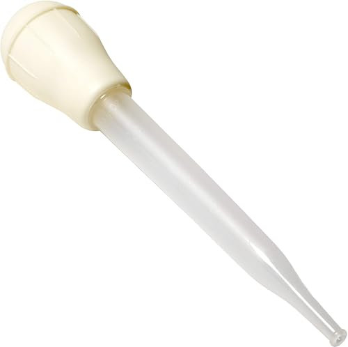 AJMDGW BPA Free, Pro Grade Turkey Baster 1 Pack. Extra Large 11 Inch Bulb Basters with Measuring Lines Perfect for Cooking Juicy, Tender Meat. Best Plastic Suction Basting Syringe, Kitchen Tools and S