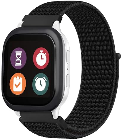 Vancle Armband 20mm für Kinder Smartwatch Uhren, Weich Nylon Ersatzarmbänder Sport Uhrenarmband 20mm für Kids Smartwatch Armband Mädchen Jungen Kinder