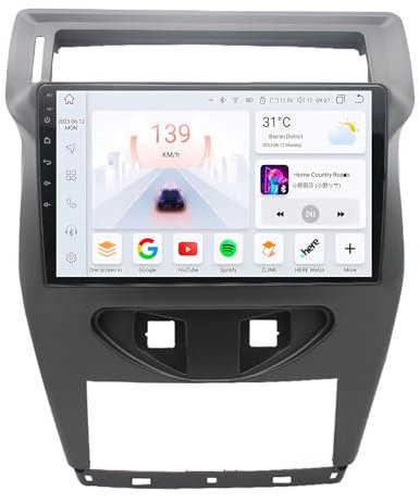 9 inch Double DIN Android 14 Car Stereo for Citroen C4 C-Triomphe C-QUATRE 2012-2016 with GPS Navigation WIFI AHD Backup Camera Steering Wheel Controls/SWC Bluetooth Carplay FM Radio Touch Screen MP