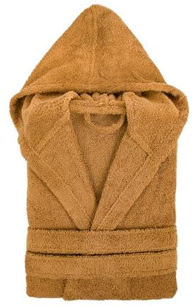 TRAMAS+ Albornoz de Baño Unisex 100% Algodón 450 GR con Capucha Dos Bolsillos y Cinturón Ajustable Alta Absorción Secado Rápido Certificado OEKO TEX