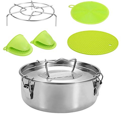 Accesorios apilables de acero inoxidable para ollas a presión