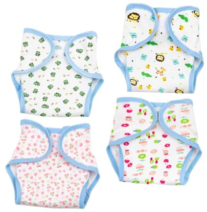 DRESSOOS 4pcs Doll Diaper Reborn Diapers Reborn Diaper Bag Reborn Diapers
