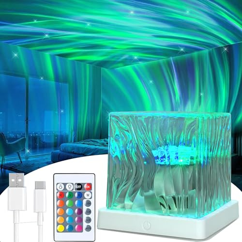 FineLiMoLa Northern Lights Galaxy Projector - 16 Colors,Remote Control,Night Light for Bedroom/Kids Room | Aesthetic Decor, Ideal Gifts for Teens, Boys & Girls