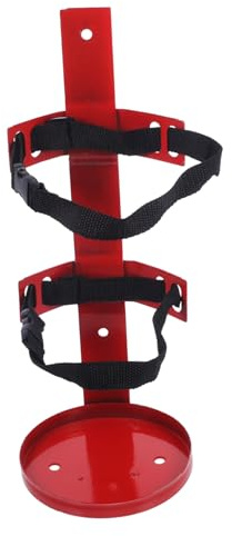 HONITANO Support pour Extincteur Mural 2-4 Kg Accessoire en Polyester Installation Facile pour Maison Et Bureau 1 Support