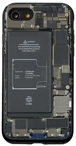 Carte mère exposée à Puce Graphique Informatique Informatique Coque pour iPhone SE (2020) / 7/8