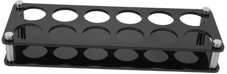 ULTECHNOVO Acrylic Shot Glass Rack with Slots Holes High Capacity Tequila Shot Glass Stand for Bars Clubs Home Parties Easy to Clean Bar Accessories