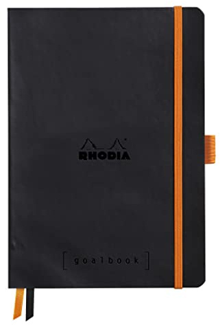 Rhodia 117762C Goalbook Rhodiarama A5 120 Blatt kariert Schwarz