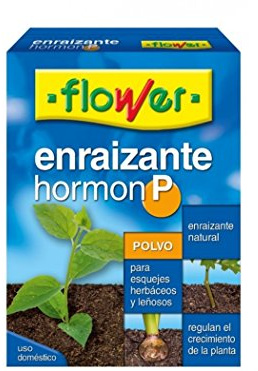 Flower - Enraizante Sólido HORMON P | Favorece Enraizamiento | Regulador de Crecimiento | Aplicable a Esquejes Herbáceos y Leñosos | Formato en Polvo, Color Único