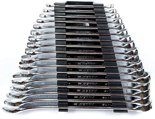 Würth – Llave combinada de 17 piezas de 6 – 22 mm llave combinada Zebra 071330141