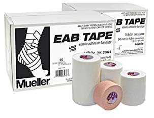 MUELLER Eab, Beige-25 Mm X 4.5 M, 48 Rollos/Caja Venda, Unisex Adulto, Beige, 2,5cm x 4,5m