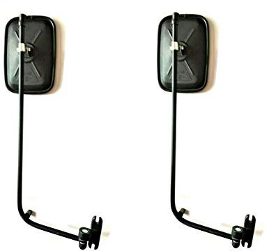 2 espejos retrovisores exteriores ø10 tractor excavadora 174 x 120 mm soporte espejo brazo largo