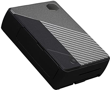 Cooler Master Pi Case 40 Mini-Gehäuse - Schlanker Aluminiumrahmen mit programmierbarem Knopf, integriertem passivem Kühlkörper, TPU-geschützten GPIO-Stiften, universellen Montagehalterungen, schwarz