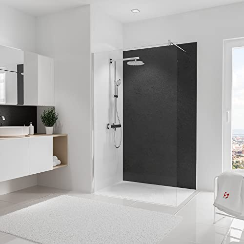 Schulte DecoDesign Wandverkleidung Dekor, Stein Anthrazit, 210 x 120 cm