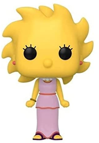 Funko Pop! Animation: Simpsons - Lisa Simpsonndra Lisa Simpson - The Simpsons - Figura de Vinilo Coleccionable - Idea de Regalo- Mercancia Oficial - Juguetes para Niños y Adultos - TV Fans