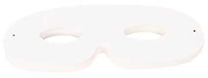 Lot de 40 Masques Vierges en Papier pour Halloween, Mascarade, déguisement, Demi-Visage, Fournitures de fête