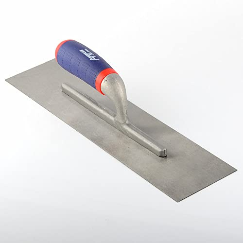 ATE Pro. USA - Concrete Finishing Trowel 16 X 4 with Soft Grip Handle