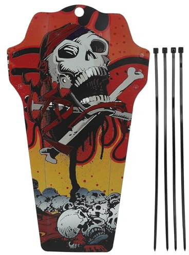 Mountainbike Kotflügel, 10,7x6,1 Zoll MTB Mud Guard Fahrrad PP Schutzblech Farbdruck Flügel Fahrrad Kotflügel Vorne Hinten Schlamm Schaber Spritzschutz MTB Kotflügel für Fahrrad Vorderrad Hinterrad