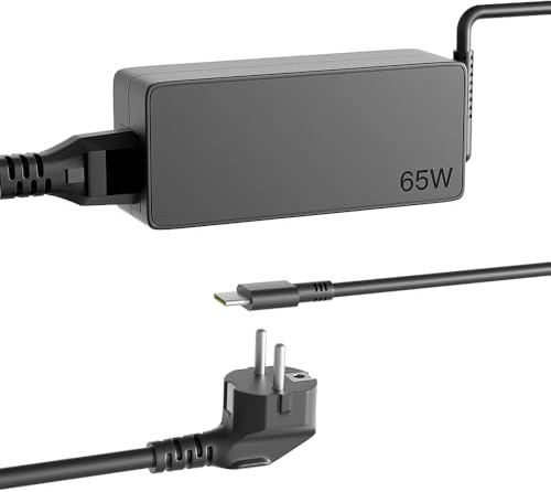 65W USB C Charger for Lenovo Laptop, Thinkpad, Yoga Slim 6 7 9, Chromebook, Ideapad Flex Duet Slim, ThinkBook Series ADLX65YDC2A ADLX65YLC2D ADLX65YDC3A ADLX65YDC2D Universal Type AC Power Adapter
