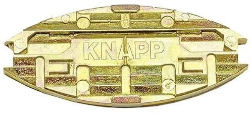 KNAPP Metal Biscuit Connector – Zinc Die-Cast, Slide-in Wood Joiner for Durable, Hidden Joints – Screw-Mounted, Self-Tightening – 25 Pairs
