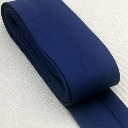 OPica Baumwoll-Schrägband, Größe 4 cm, 40 mm, 5 Meter, super breites Faltband, DIY handgefertigtes Nähmaterial, Stoffband, Band