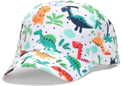 TPZORJX casquette enfant garcon，Chapeau De Soleil pour Enfant Dinosaur Casquette De Baseball Été Chapeux Réglable Garçon Fille Casquette