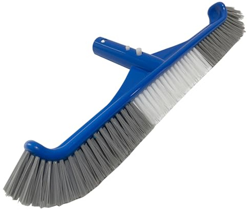 Ashuxxn Poolbürste Poolreinigung Reinigungsbürste Reinigingsborstel voor Zwembaden Hocheffiziente Pool Schrubbbürste Mit Gebogenen Enden Bürste für die Reinigung von Poolböden und wänden 36cm/14in