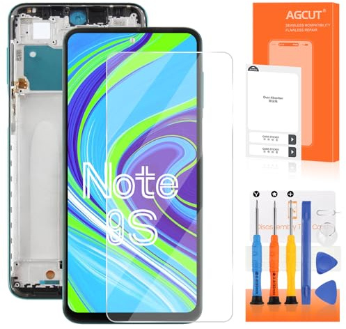 Pantalla LCD para Redmi Note 9S/Note 9 Pro Reemplazo de Pantalla para Xiaomi Redmi Note 9s M2003J6A1G 6,53 Screen Replacement Digitalizador Pantalla Táctil con Pieza de Reparación, Negro