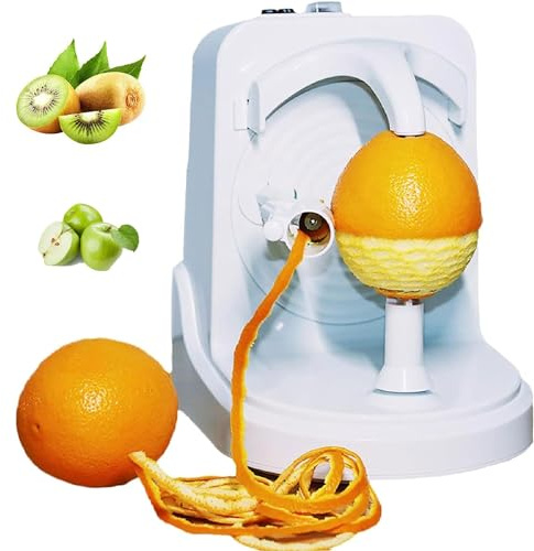 Pelador eléctrico automático de frutas, herramienta de cocina multifuncional para pelar manzana, kiwi, naranja, limón, patata, mango, portátil y fácil de usar