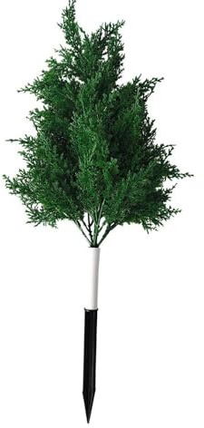 Ronyme Topiaire artificiel, buissons artificiels, accessoires de jardin, fausses plantes, plantes en pot pour allée, intérieur, extérieur, ferme, Noël, Style D
