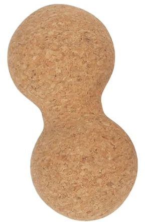 Abaodam Kork Massageball aus Natürlichem Material mit Einzigartiger Form und Kompakter Größe zur Effektiven Rücken und Taillenmassage für Yoga und Entspannung