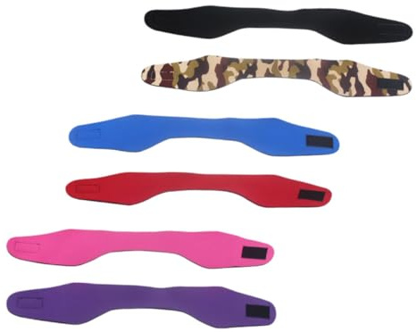 STOBAZA Fascia Sportiva Traspirante in Neoprene 6 Pezzi Protezione Orecchie per Nuoto e Doccia, Adatta Adulti e Adolescenti