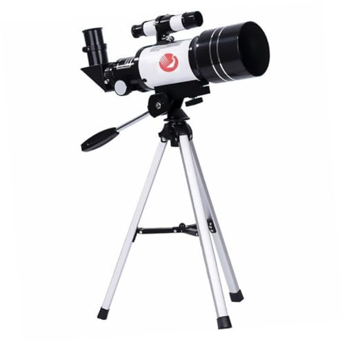 FELTECHELECTR Telescopio Astronomico 70Mm 150X per Osservazione Stelle con Treppiede in Lega di Alluminio e Supporto Smartphone Monoculare da Esterno per Studenti e Principianti