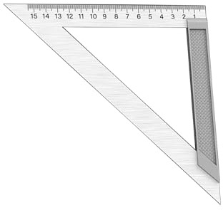 150/200/300 mm quadratisches Holzbearbeitungsdreieck-Lineal, Skala, Edelstahl, quadratisches Tischlerwerkzeug für Holzbearbeitung, Edelstahl-Lineal