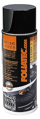 Foliatec Sitz und Leder Farbspray Versiegler Spray Versiegelung, transparent matt, 400 ml