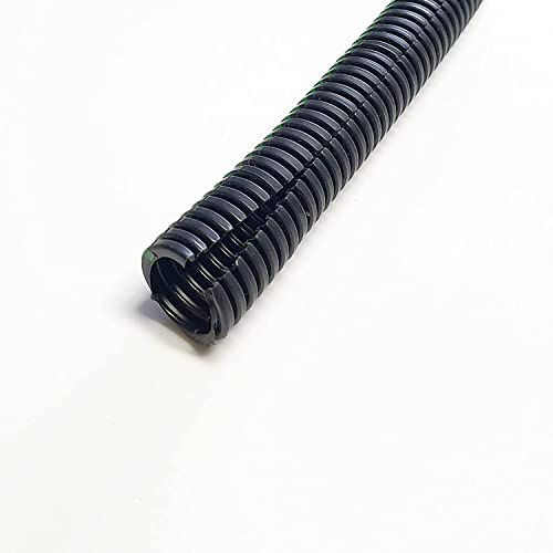 Wellrohr Wellschlauch Kabelschutz Rohr Isolierrohr Marderschutz - geschlitzt (Ø 32 mm innen, 5 Meter)