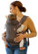 Infantino Flip Advanced 4-in-1 Babytrage, Ergonomisch, Umwandelbar, mit Blickrichtung Nach Innen und Außen, Vorne und Hinten Tragbar für Neugeborene bis Kleinkinder von 3,6-14,5 kg, Leopardenmuster