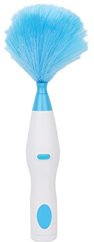 Piumino Elettrico Rotante, Piumino Elettrico Pieghevole a 180° Spazzola Elettrica Regolabile per Polvere e Sporco Accessori per Casa e Ufficio, Spolverino Elettrico Alimentato a