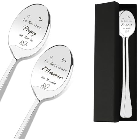 Idee Cadeau Grand Parents Cuillere a Cafe Cadeau Fete Des Peres Cadeau Papi Et Mamie Idee Cadeaux Mamie Cadeaux Papy Grands-Parents Fete Des Grand Mere Mamies Bonne Fete Papy Saint Valentin Noël