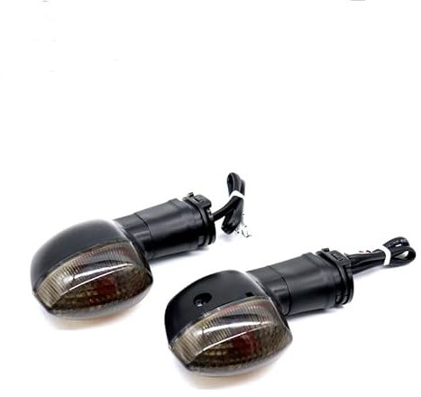 YUCHUANGYE Blinker Motorrad Vorne/Hinten Blinker Licht Blinker Anzeige Umleitung Lampe Motorrad Fit for Yamaha YZF R1 YZFR6 FZ1 FZ8 Fazer FZ1N FZ6R XJ6 Motorrad Blinker(Smoke)