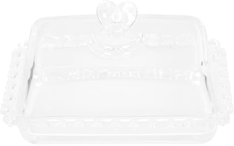 VALICLUD Boîte à Gâteaux Exquise Verre Couvercle à Gâteaux Délicat Boîte à Dessert Alimentaire