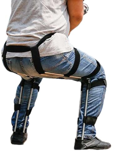 Wearable Chair Invisible Seat, Chairless Chair Wearable, Folding Outdoor Chairless Wearable Legs, Portable Adjustable Seat Wearable for Fishing, Concerts, Subway Invisible